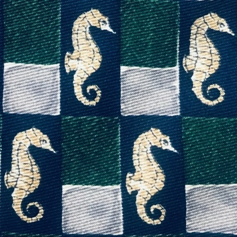 Dunhill “Captain Seahorse” Silk Tie
